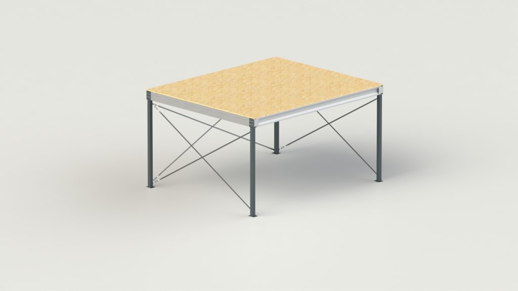 Grundfel_5x6m_Levelmaker_Lagerbühne